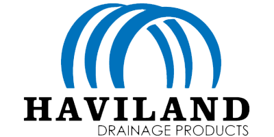 Haviland corporate logo with blue arching lines above black text