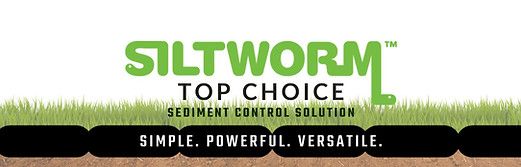 SILTWORM logo with green grass and tagline “Top Choice” over black-and-white banner.