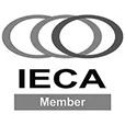 IECA Member logo with interlocking gray rings and black text on a white background