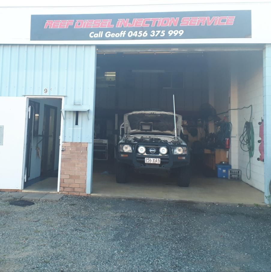 A Truck Is Parked In Front Of A Building That Says Keep Diesel Injection Service — Reef Diesel Injection In North Mackay, QLD