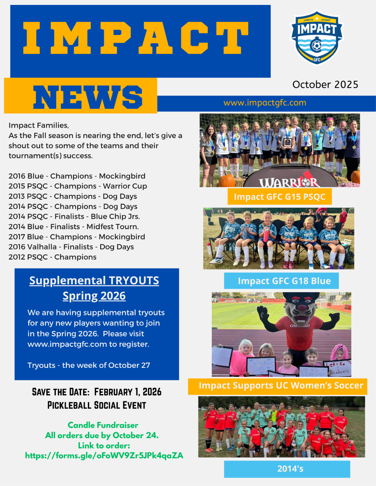 Supplemental tryouts U8-U15 poster with player in teal uniform, Oct. 27–28, 5–6 PM at Paxton Ramsey Park
