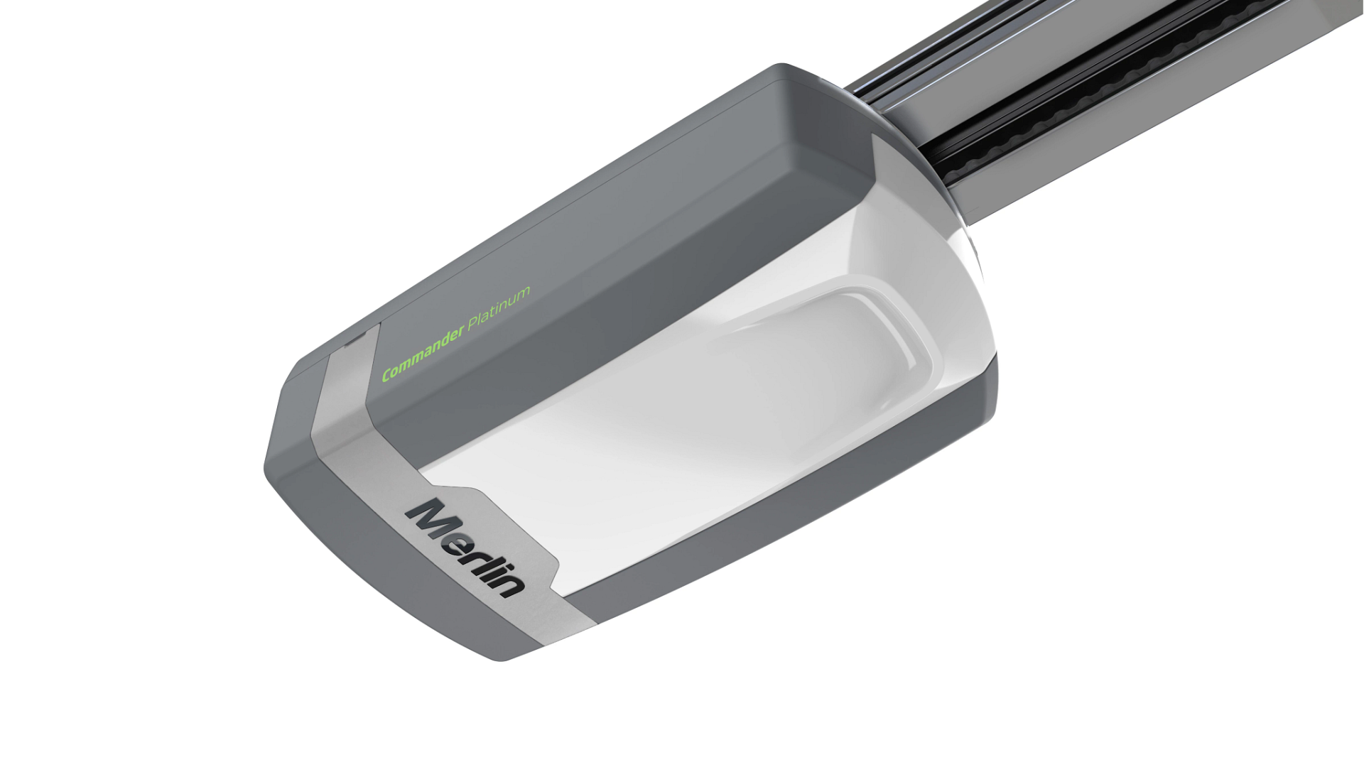 A Merlin sectional garage door motor opener called the commander platinum MS135MYQ