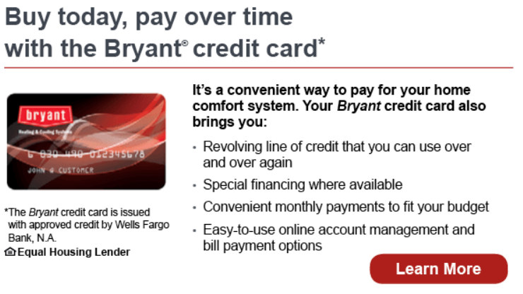 Financing — Maxwell, CA — Carvalho's Heating & Air Conditioning, Inc