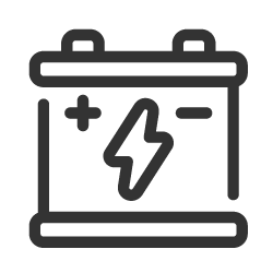 Car Battery Icon — Manhattan, KS — Affordable Towing and Auto Sales