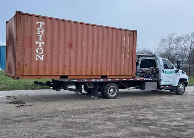 Container — Manhattan, KS — Affordable Towing and Auto Sales Container — Manhattan, KS — Affordable Towing and Auto Sales