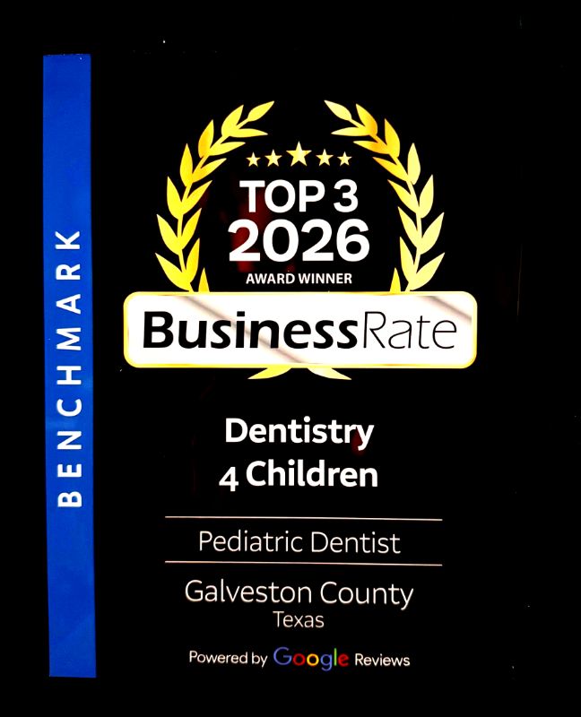 Award badge for Bay Area Dental Specialists, ranked #4 in Friendswood, Texas by BusinessRate in January 2026.