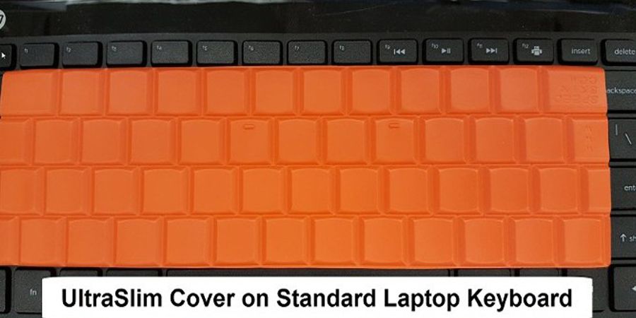 UltraSlim Cover on Standard Laptop Keyboard UltraSlim Cover on Standard Laptop Keyboard
