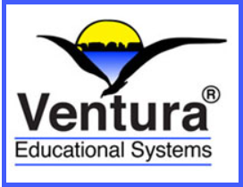 Logo for Ventura Educational Services, an educational products dealer.