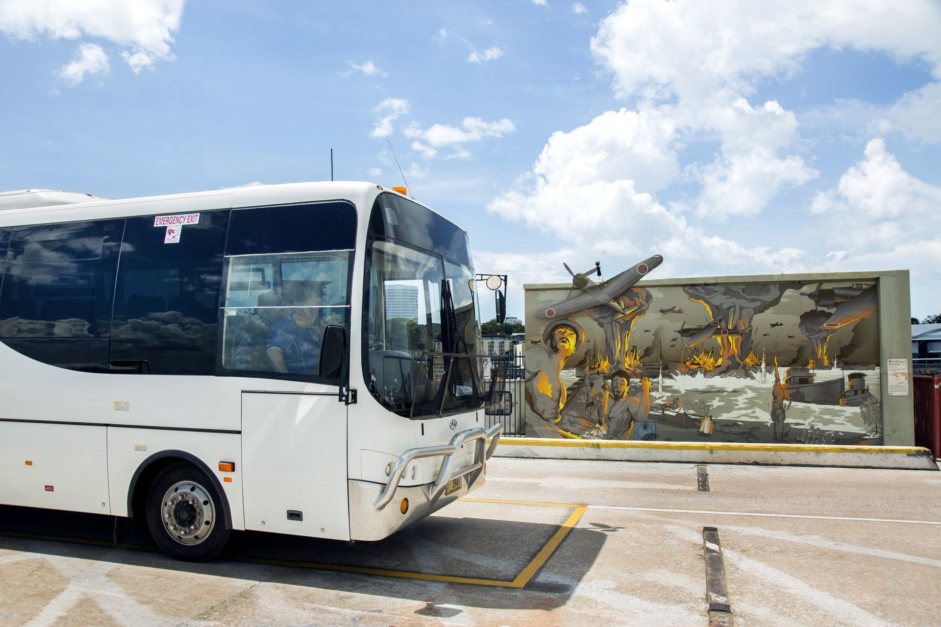 Coach Charters Australia coach supporting a Darwin group itinerary