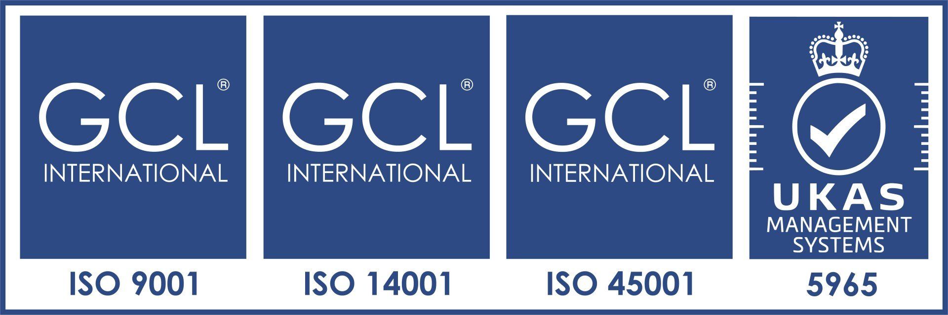 UKAS Management System Accreditation Logos