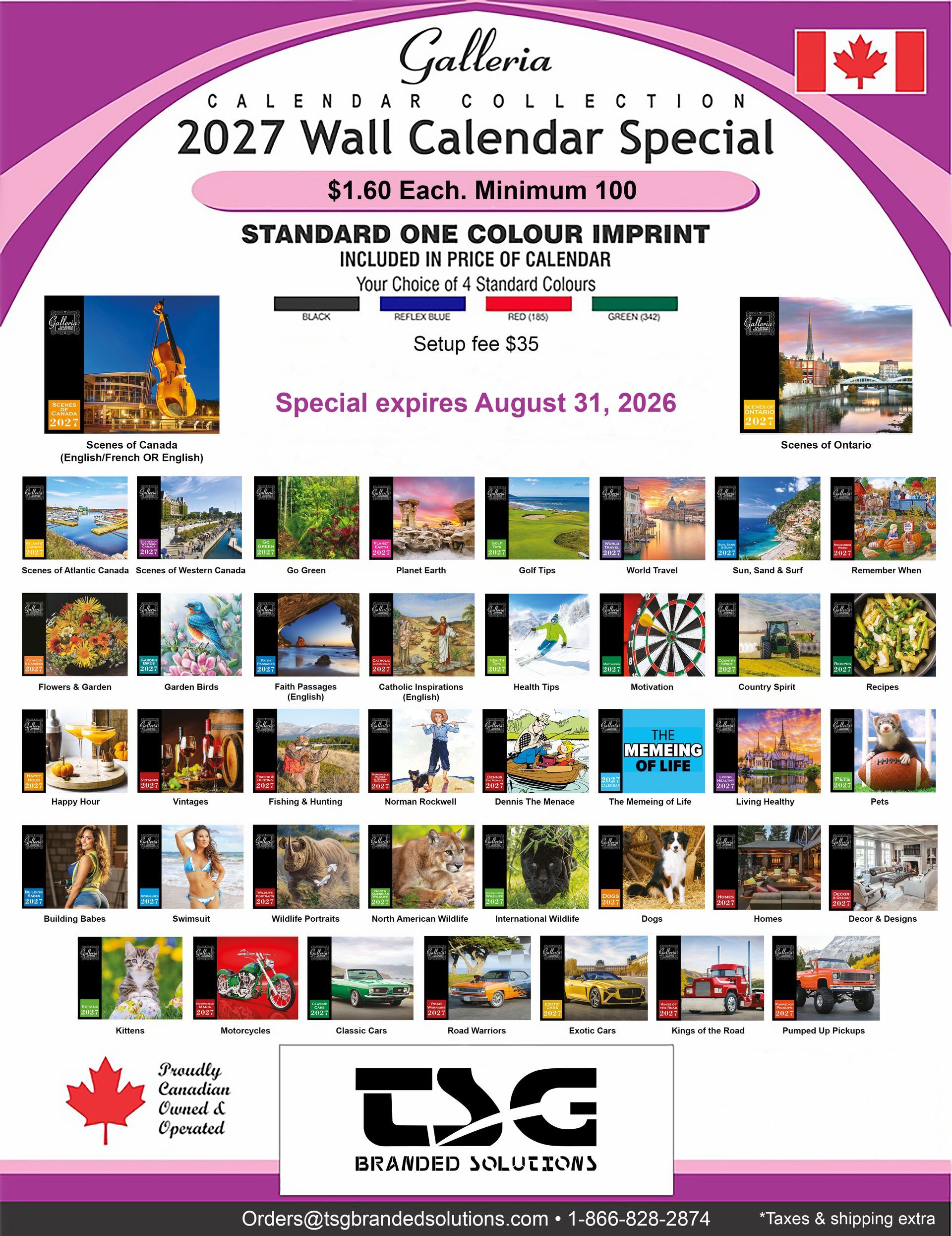 Calendar 2027