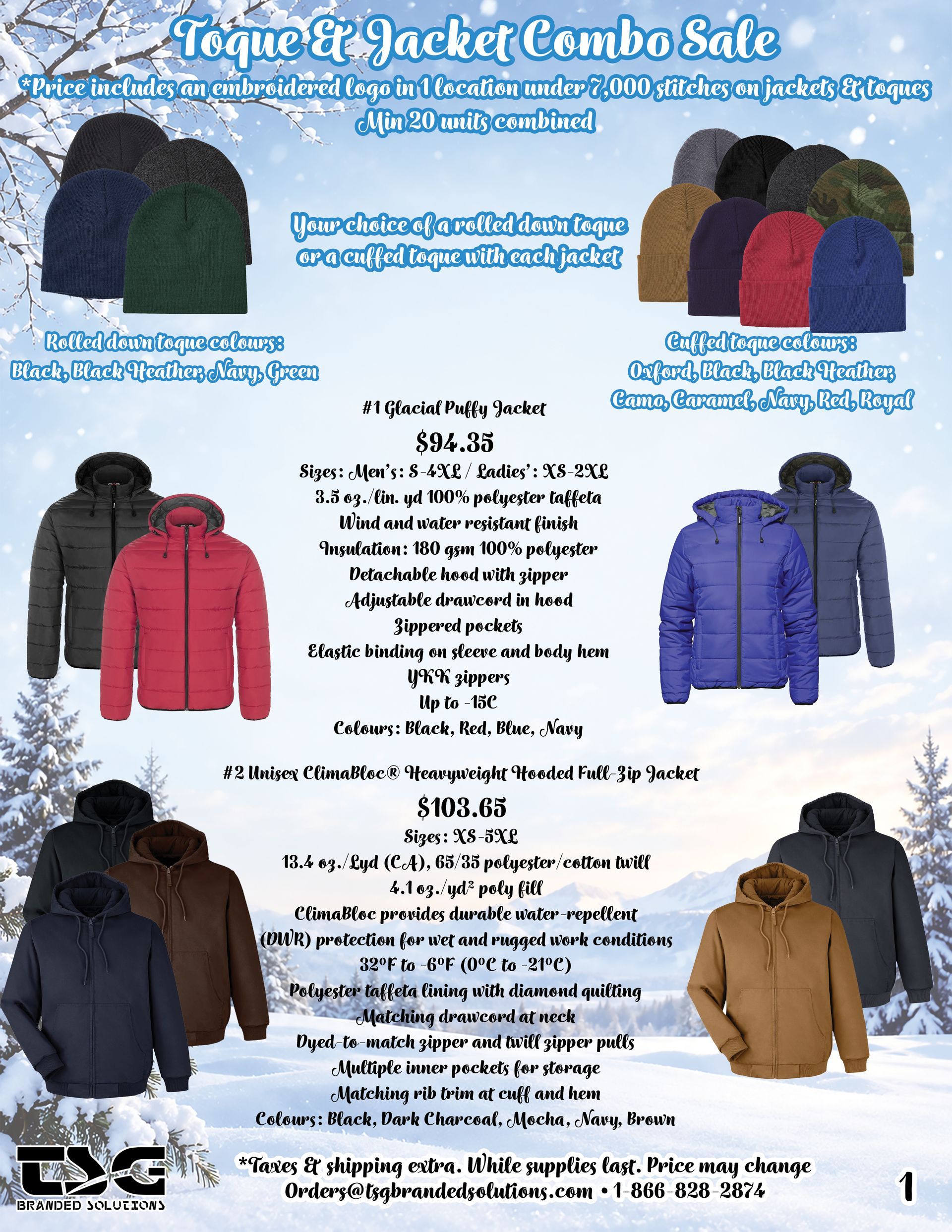 Jacket & Toque Combo 2026