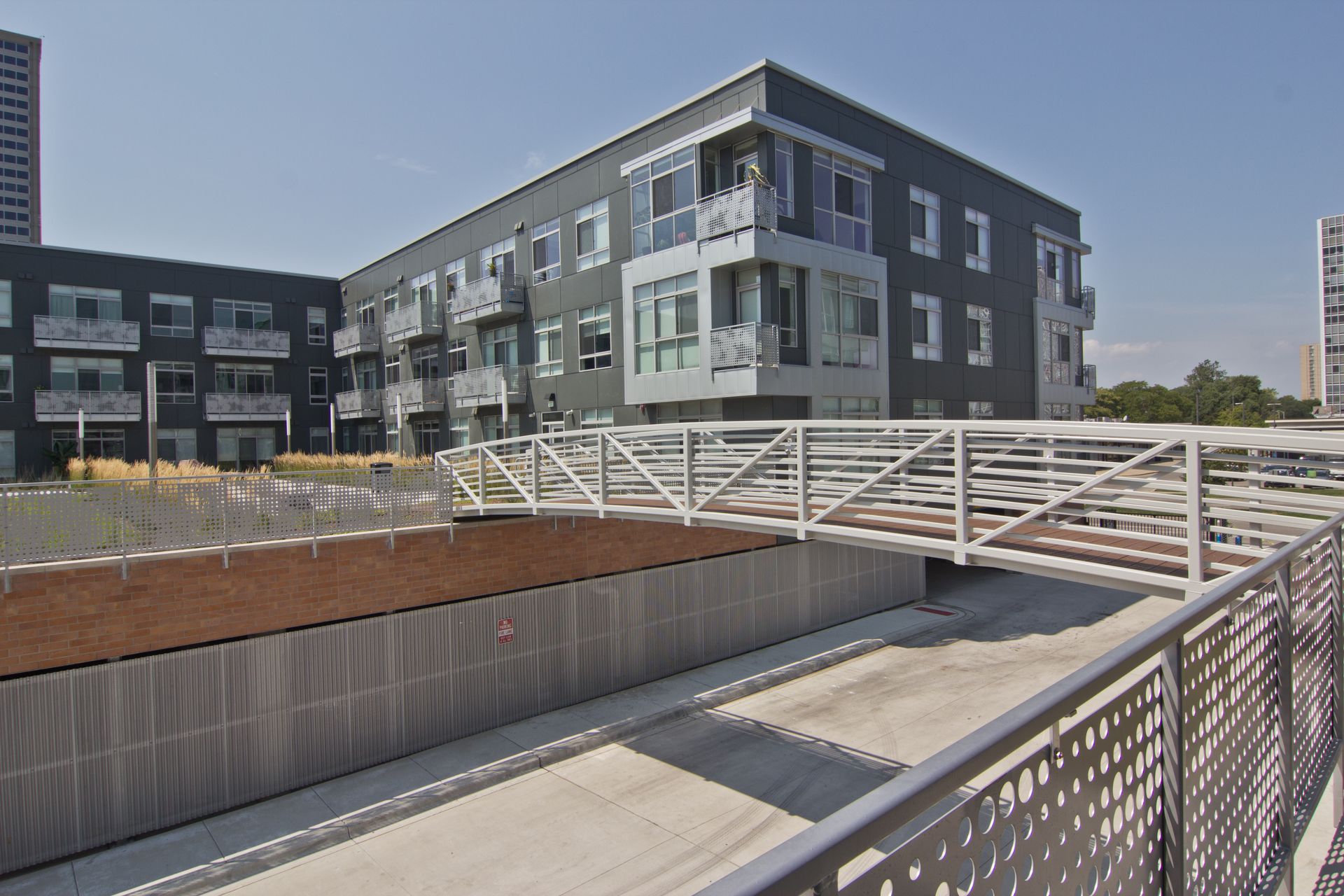 DuCharme Place -  Apartment exterior bridge