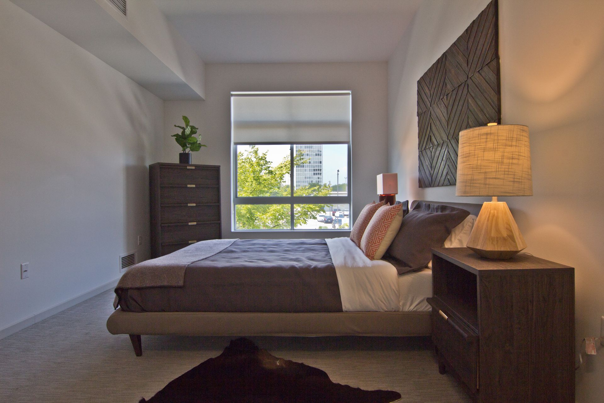 Bedroom bed and window