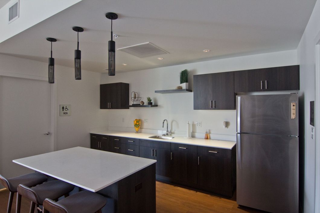 Kitchen with appliances