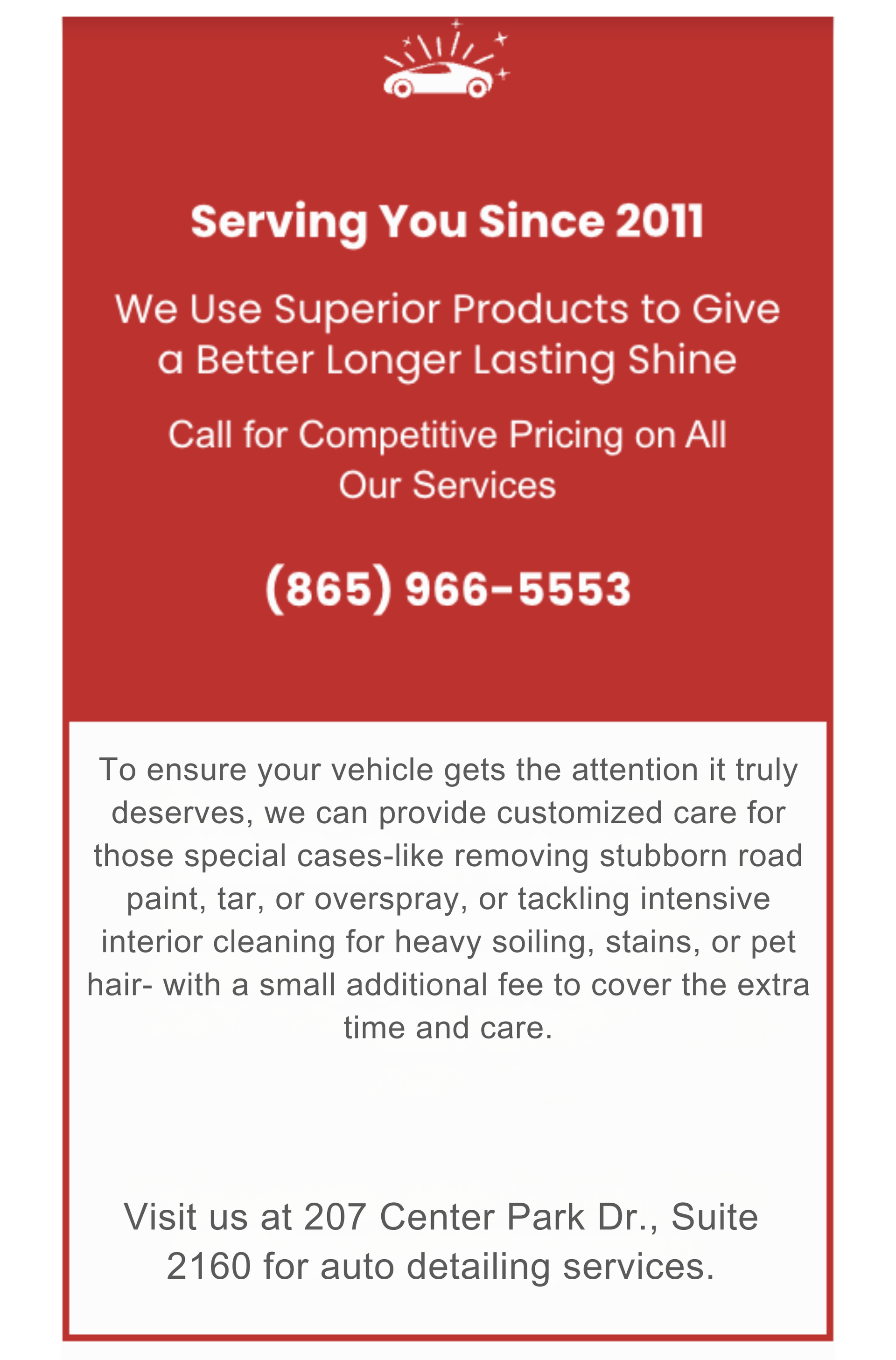 detailing services