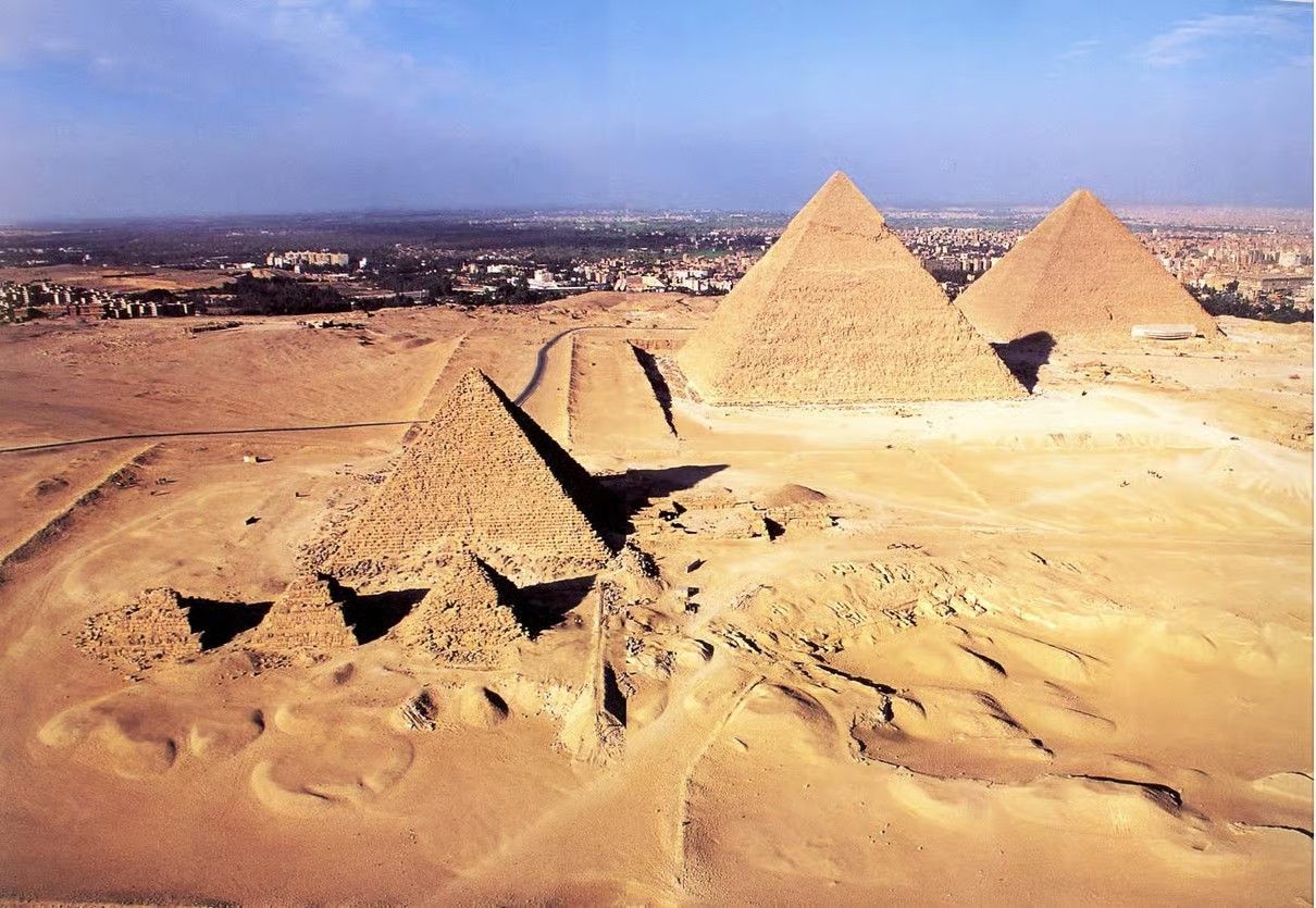 Giza Pyramids and Great Sphinx during a Cairo day trip from Port Said Egypt