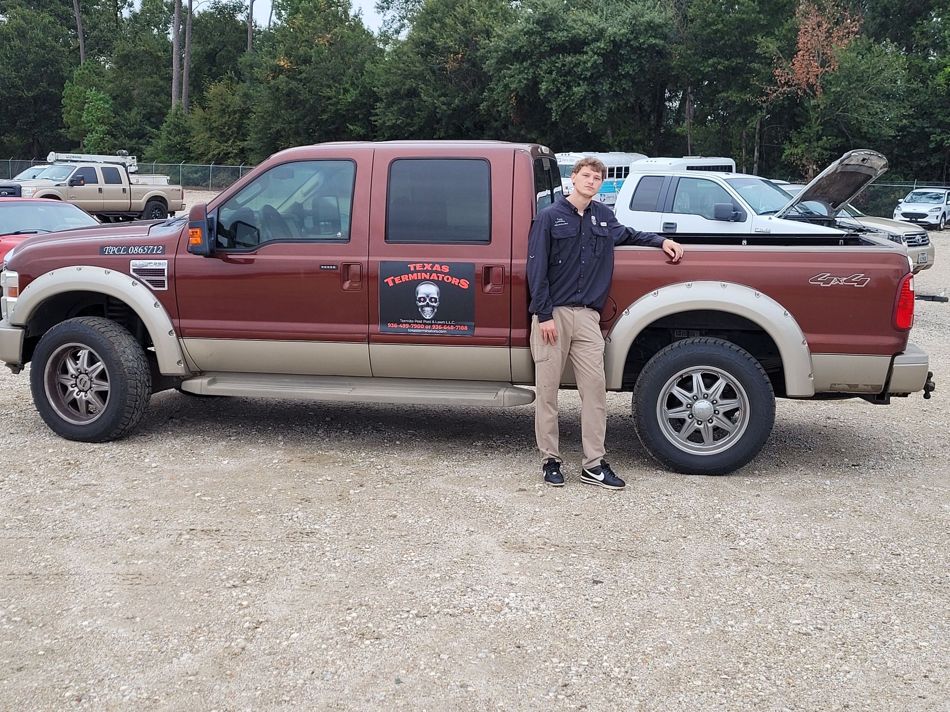 Texas Terminator guy and pick-up service