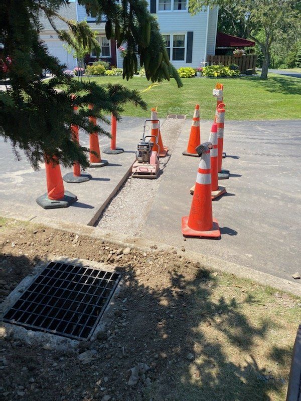 Road cut utility cut 1
