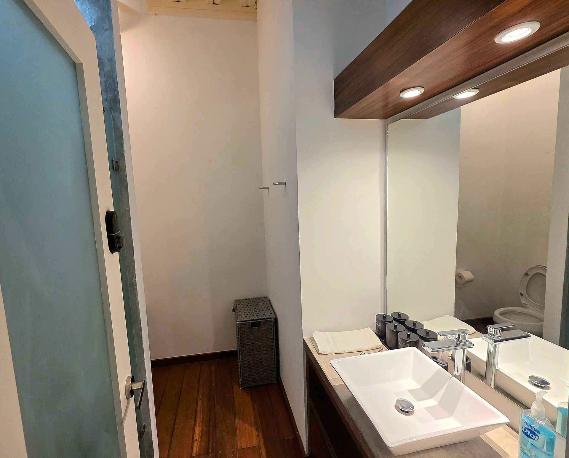 Private bathroom across the hall for Cove at AVA19 in Puerto Vallarta