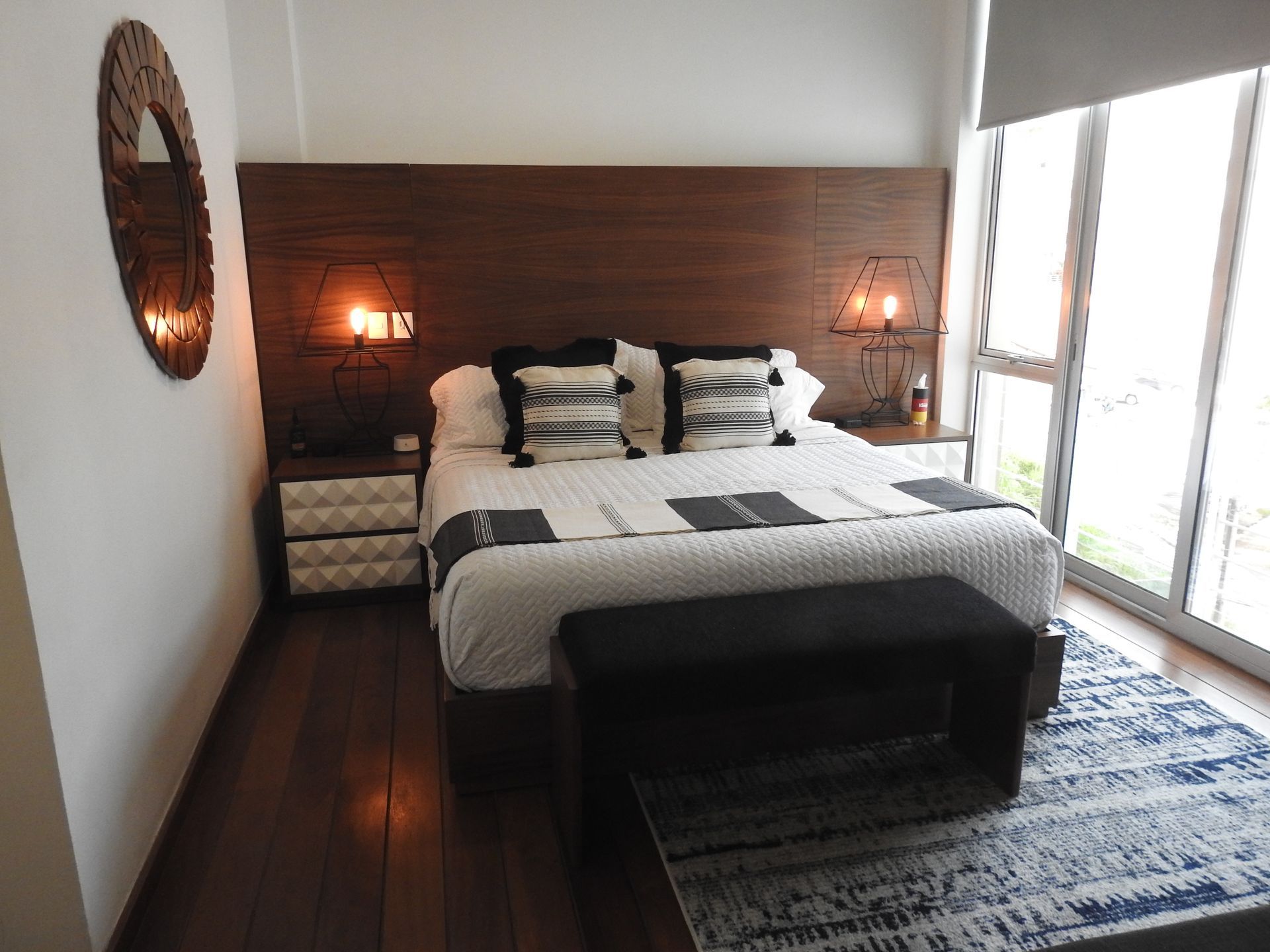 King bedroom in the Muse king suite at AVA19 in Puerto Vallarta