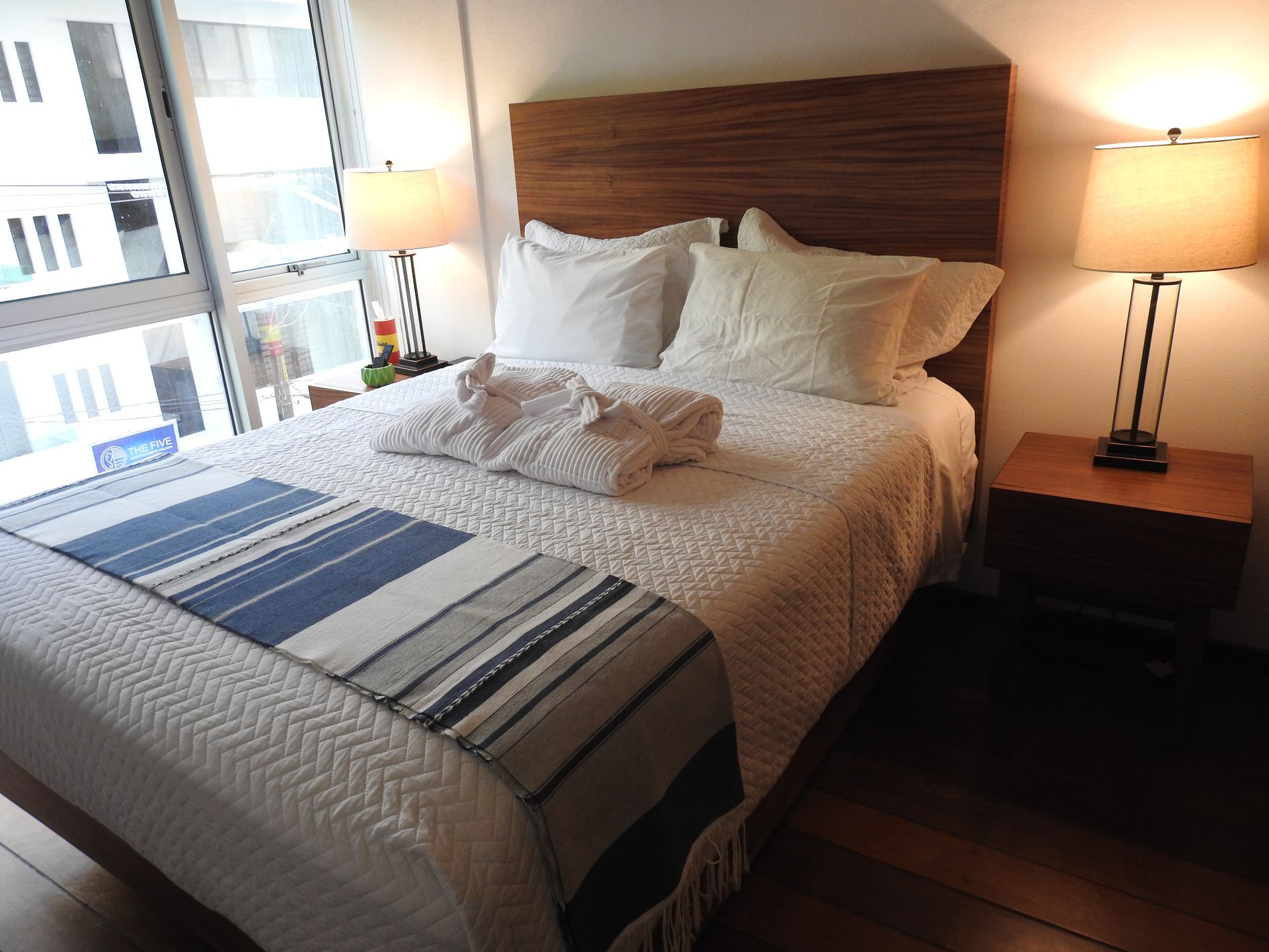 Bedroom and windows for Cove at AVA19 in Puerto Vallarta