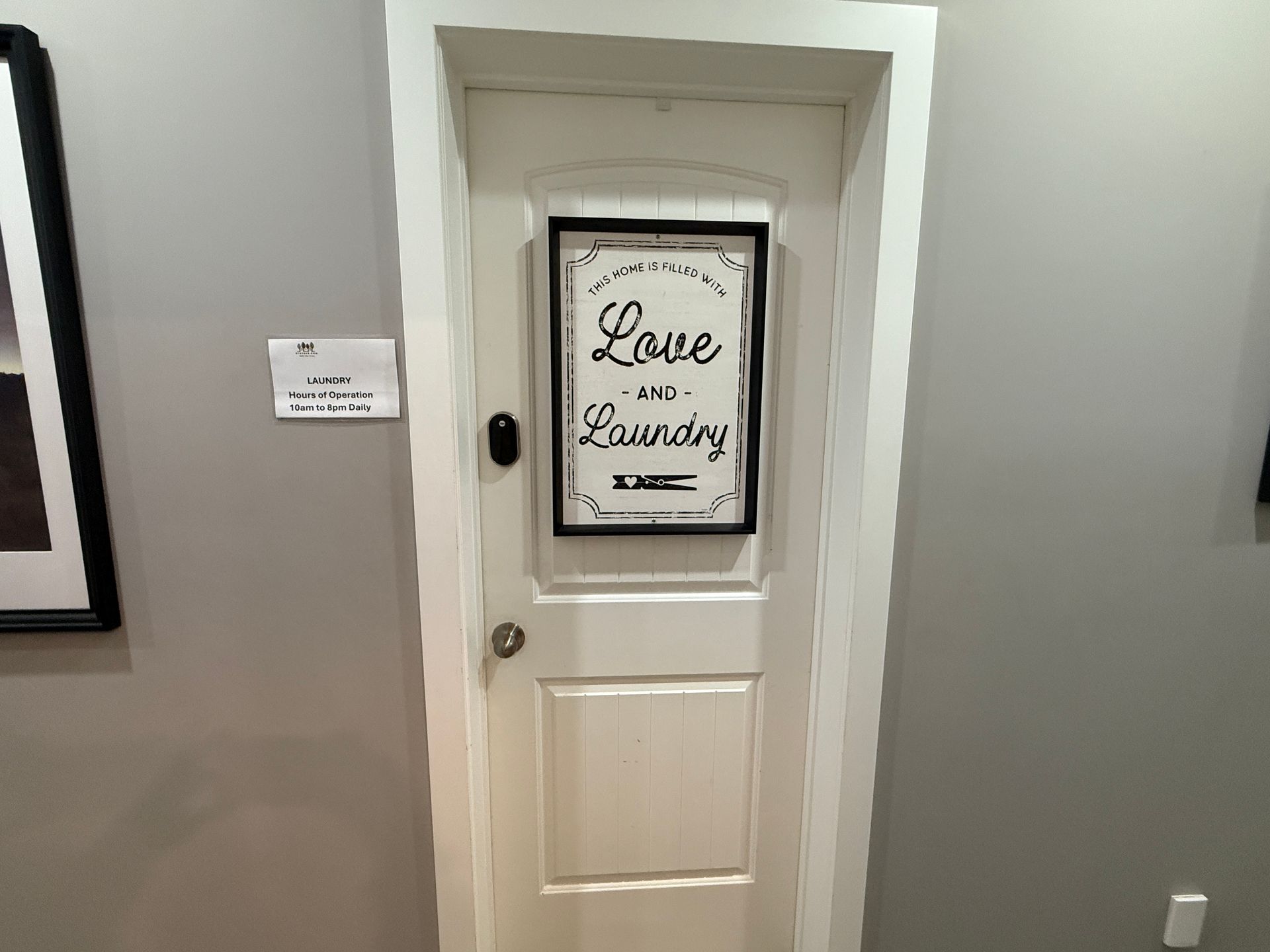 Guest amenity entrance at Stay549 Winnipeg