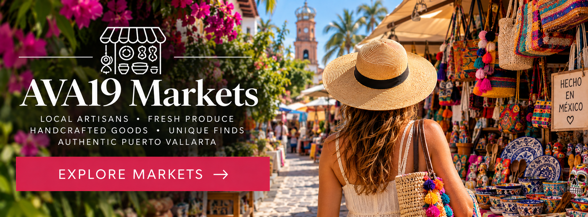 Explore Puerto Vallarta markets near AVA19