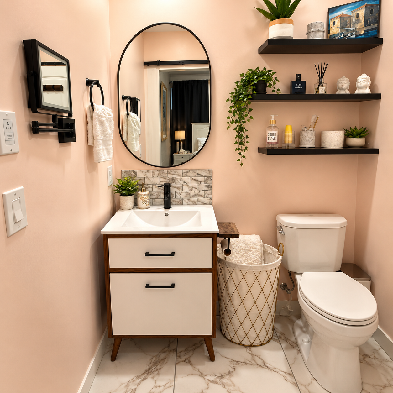Standard Queen bathroom at Stay549 Winnipeg