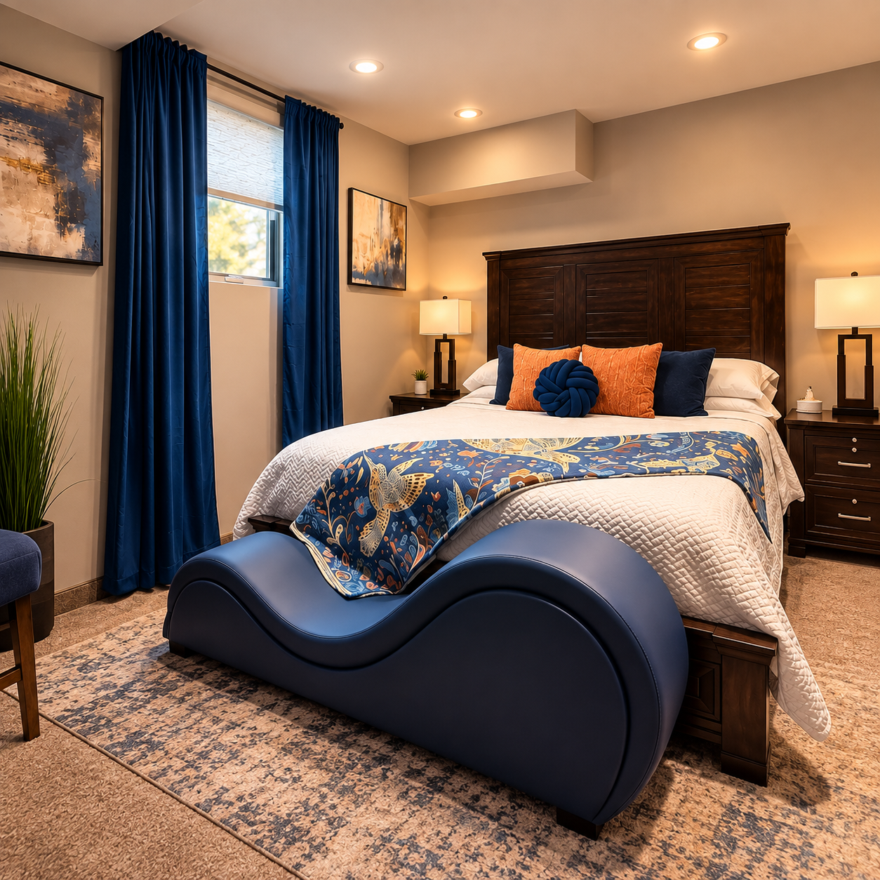 Superior King bedroom at Stay549 Winnipeg