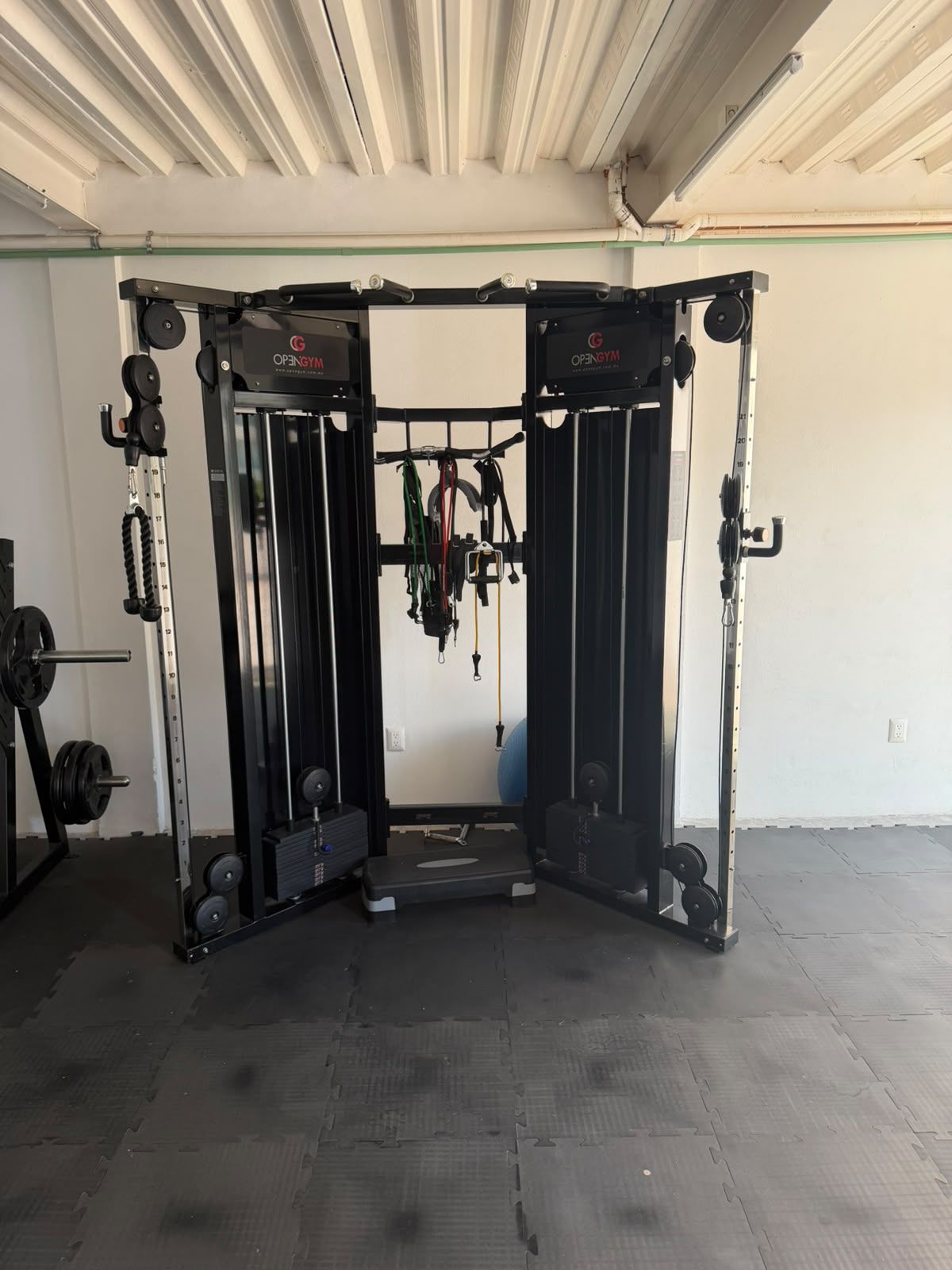 Cardio exercise machines in the AVA complex gym in Puerto Vallarta