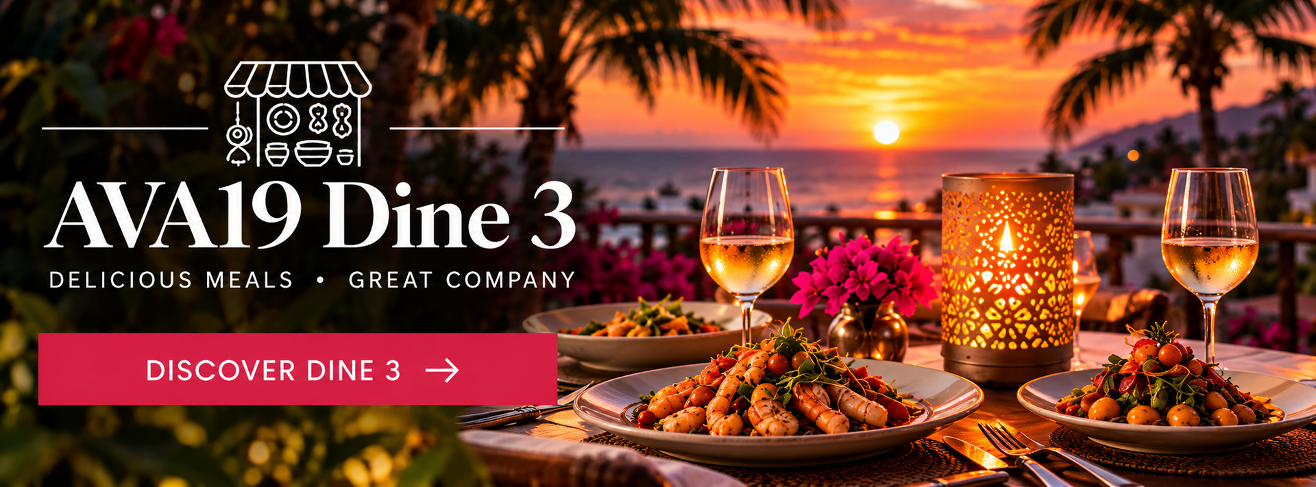 Discover the Dine 3 dining experience at AVA19