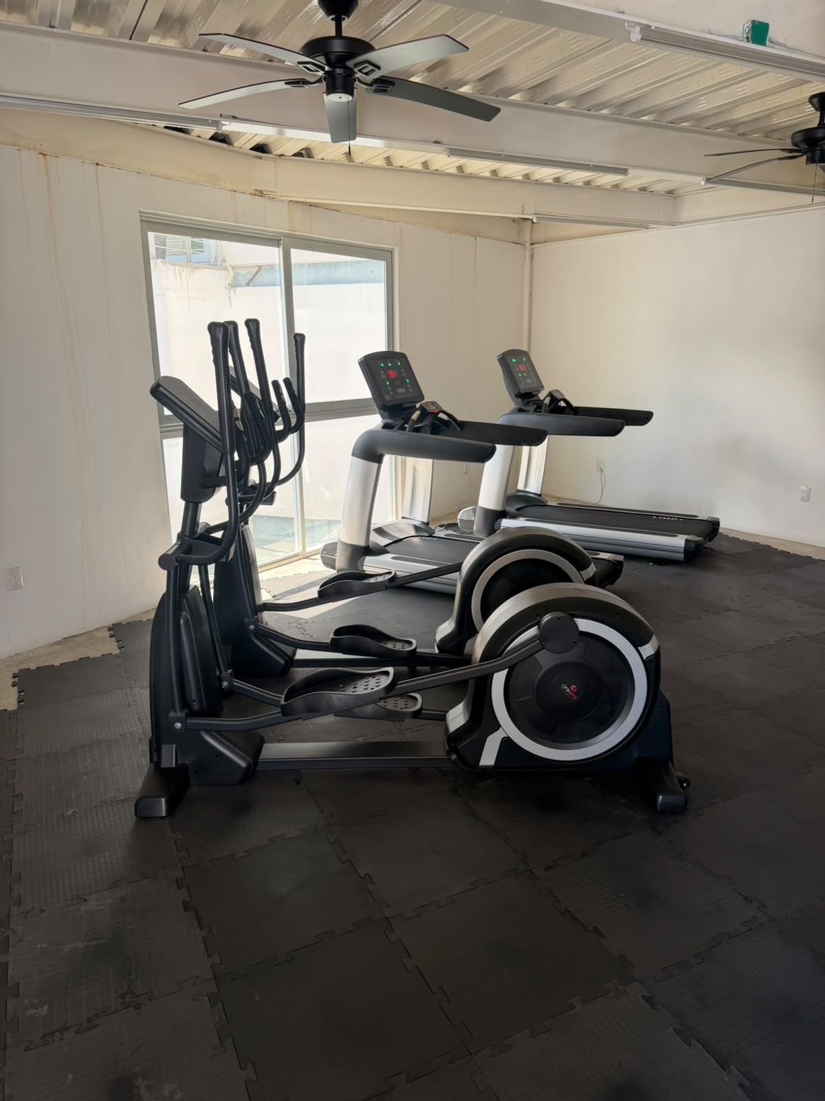 Gym overview in the AVA complex gym in Puerto Vallarta