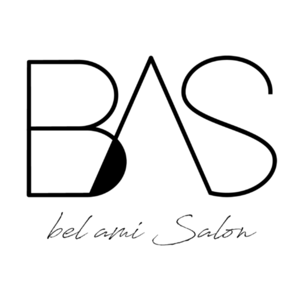 The logo for Bel Ami Salon features the letters