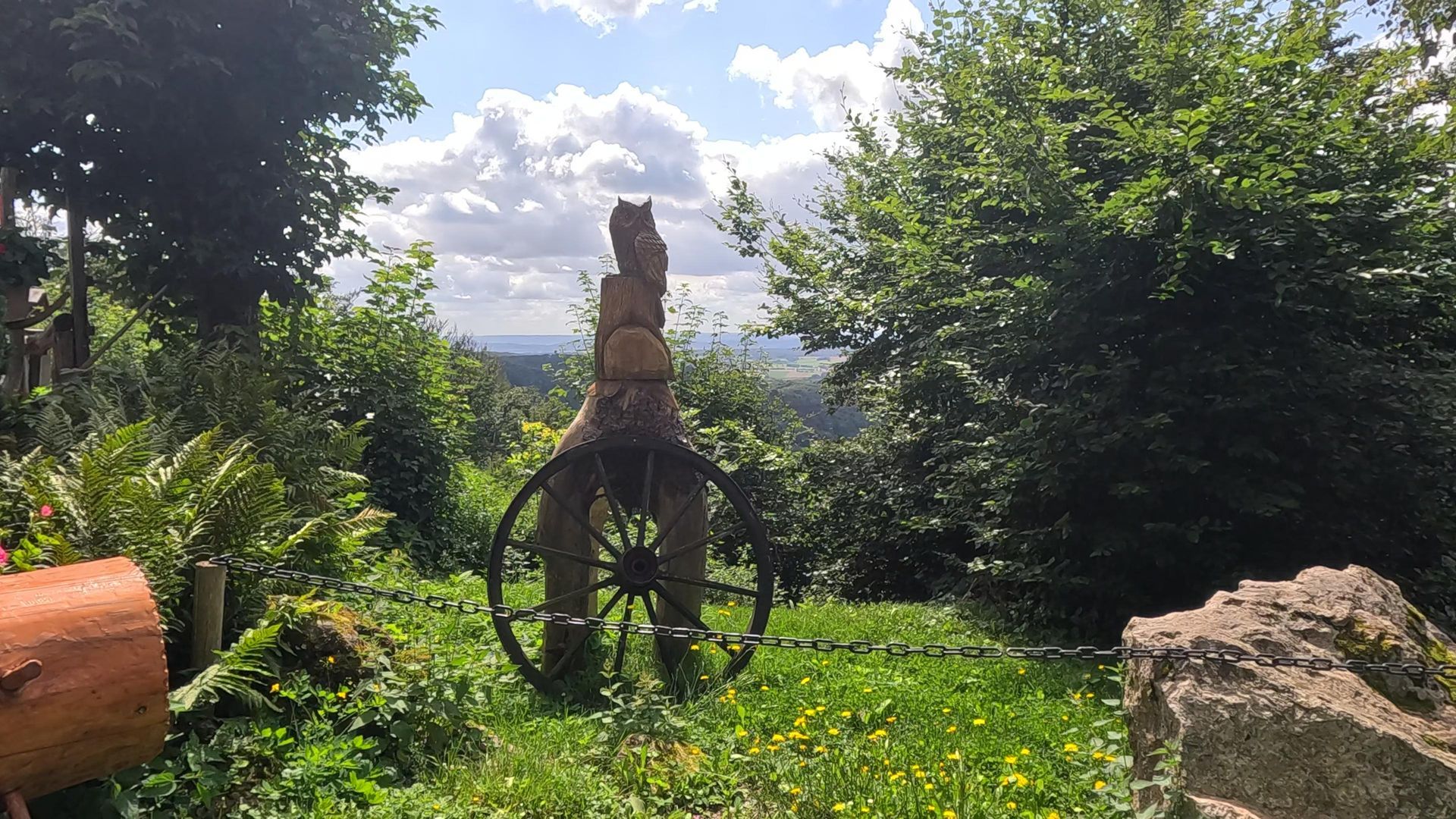 Aussicht an der Bismarckturm-Runde