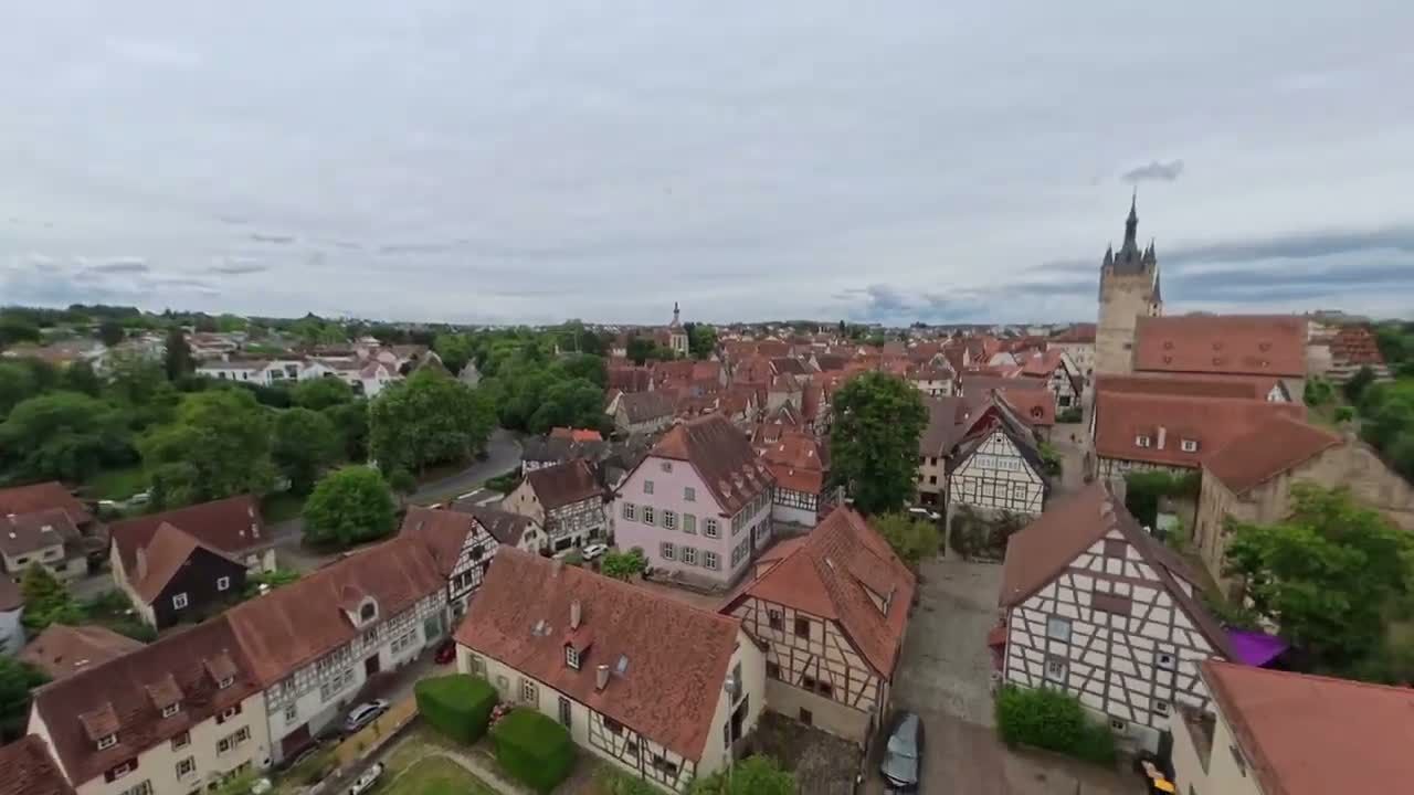 Altstadt von Bad Wimpfen im Panorama
