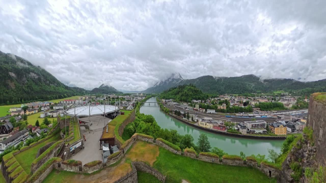 Festung Kufstein und Ausblick über Kufstein und das Inntal