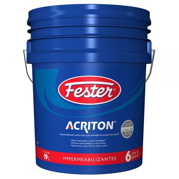 Fester Acriton 6 años Blanco 19 L