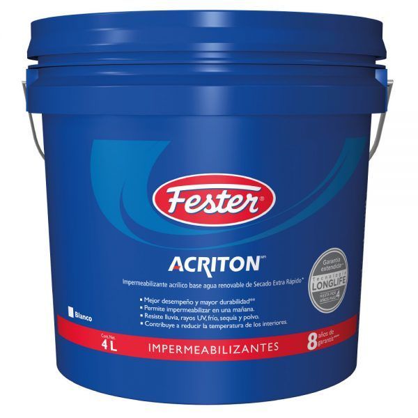 Fester Acriton 8 Años Blanco 4L