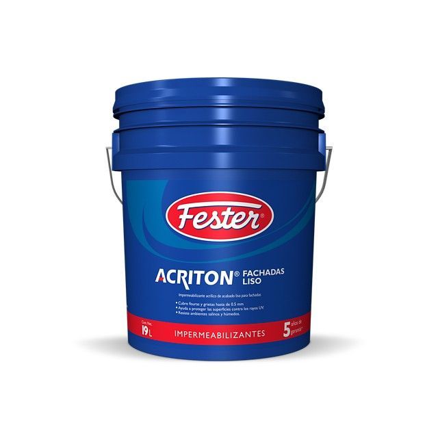 Fester Acriton Fachadas Liso Blanco 19 Lt