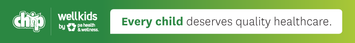 Chip and Wellkids logos beside the slogan “Every child deserves quality healthcare.”