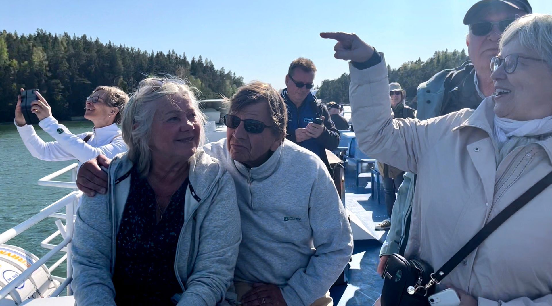Doris-laivalla saaristossa. Suomi, kesä, saaristo, Suomenlahti, risteily.