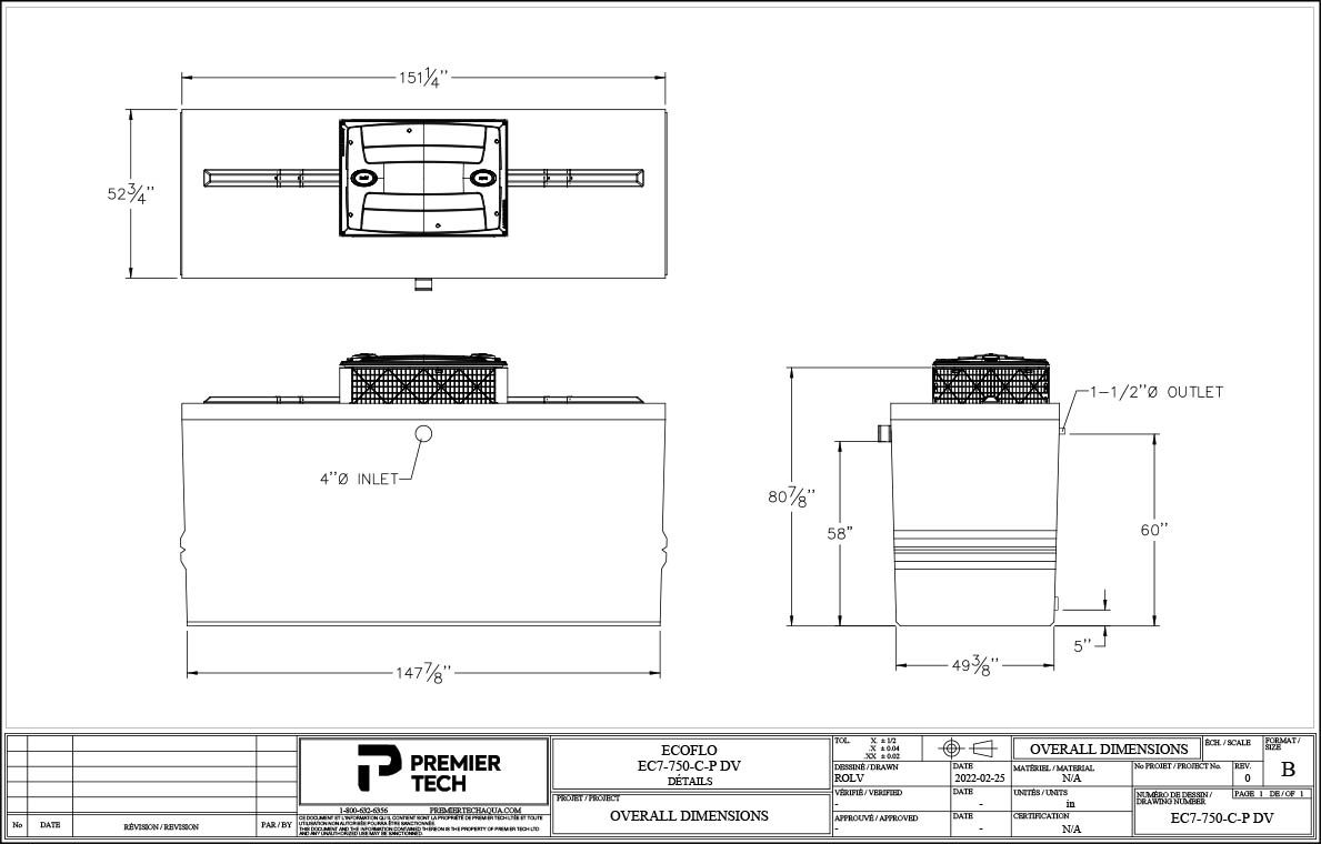 Ecoflo EC7 750 Concrete Unit