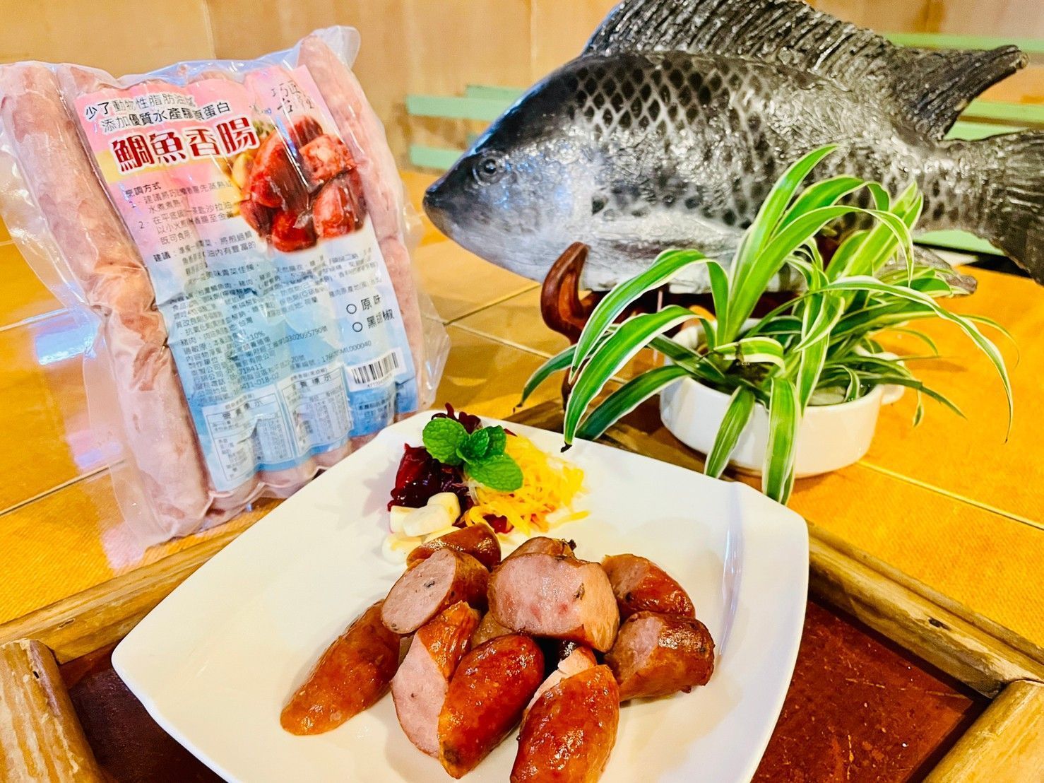 巧匠台灣鯛魚香腸(小包)