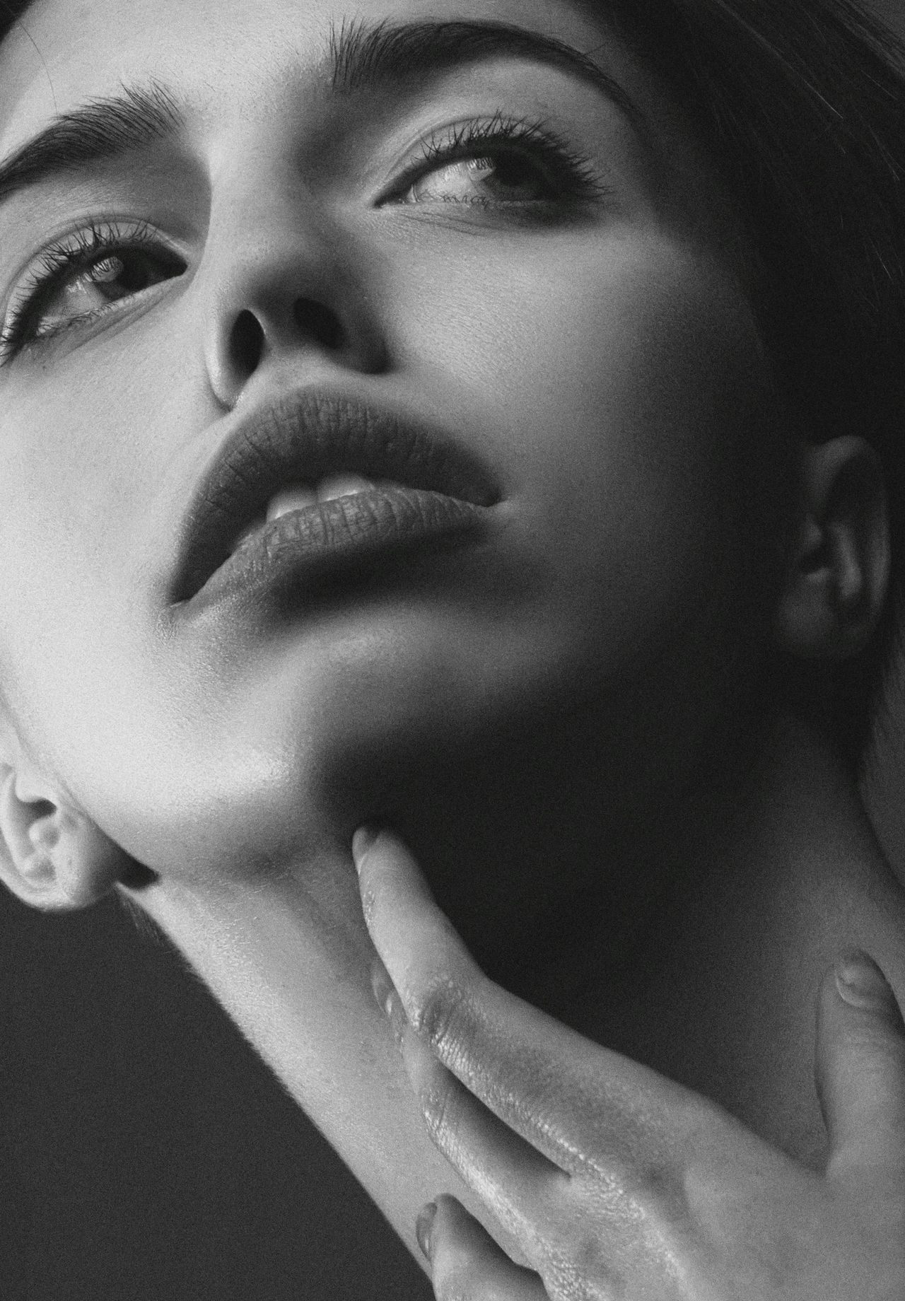 Firm jawline and neck contour