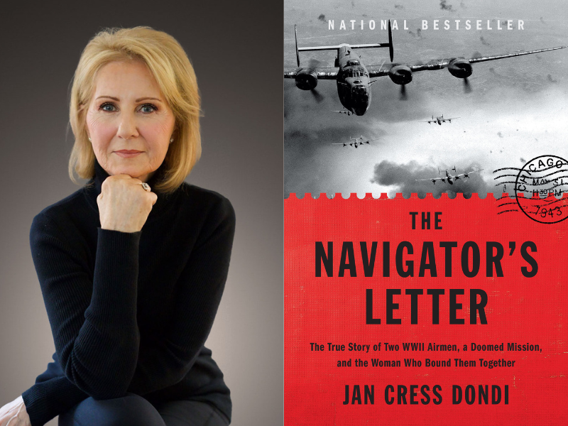 A side-by-side composite image featuring a headshot of Christie Caliendo and her book cover. On the left is Christie Caliendo, a blonde woman in a black v-neck shirt and gold chain necklace smiles warmly against a grey background. On the right, the book cover for