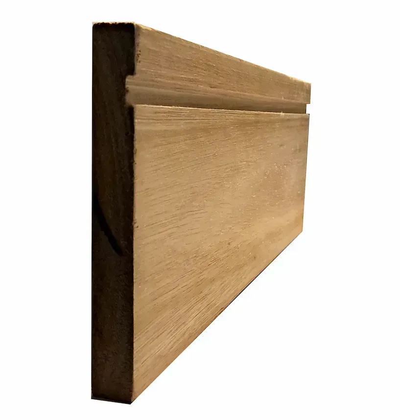 140 x 18 Hardwood With10mm Shadowline Skirting