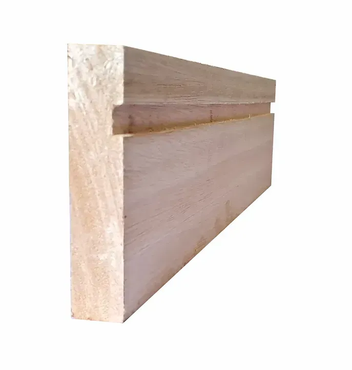90 x 18 Hardwood With 10mm Shadowline Skirting