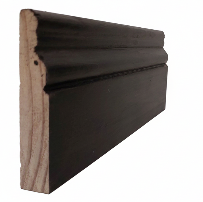 Pine Skiriting Stained Ebony Skirting
