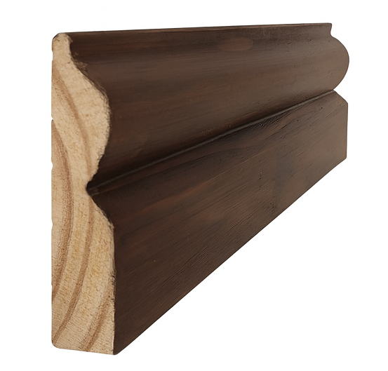 Pine Skiriting Stained Mahogany Skirting